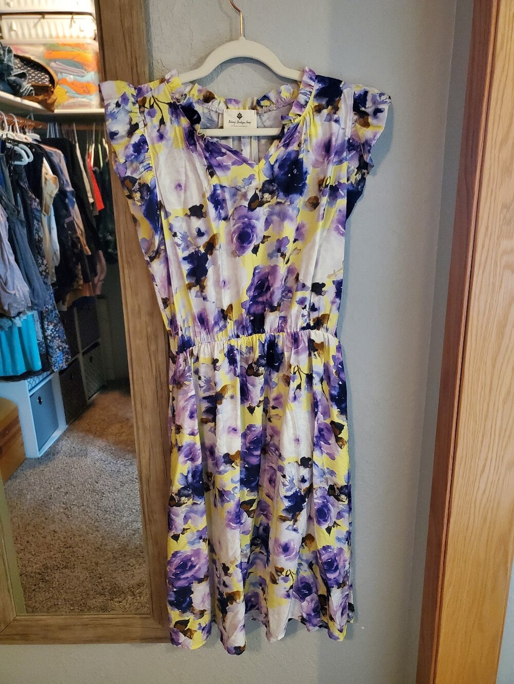 Floral Dress - Wedding Guest Dress - Betsey's Boutique Dress